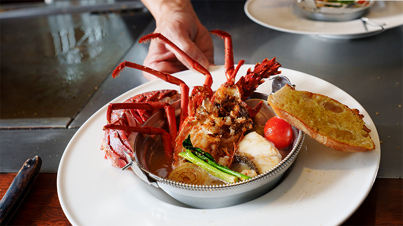 鉄板焼き善のランチの写真